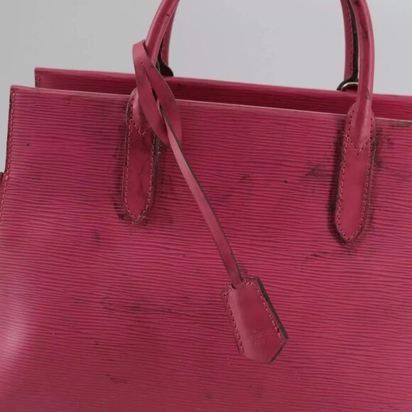 LOUIS VUITTON Epi Marley MM Hand Bag 2way Fuchsia M94615 LV Auth 107465 - Picture 8 of 16